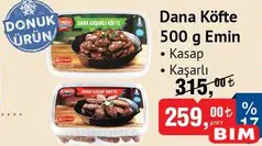 EMİN DANA KÖFTE 500 G fiyat ve kampanya bilgisi